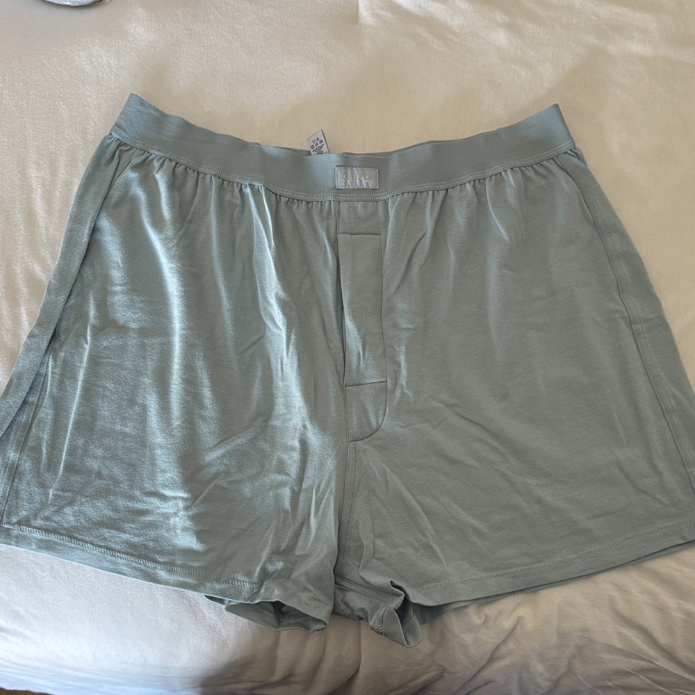 SKIMS Light Blue Women's Pajama Shorts